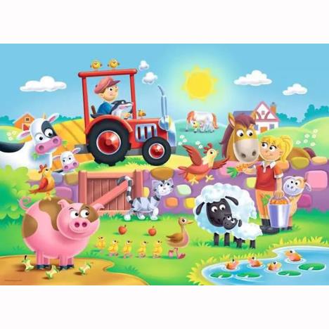 Fun on the Farm My First 16pc Giant Floor Puzzle Extra Image 1